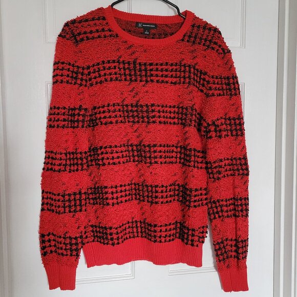 INC International Concepts Men's Crew Neck Intarsia Sweater - Picture 1 of 4